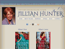 Tablet Screenshot of jillianhunterauthor.com